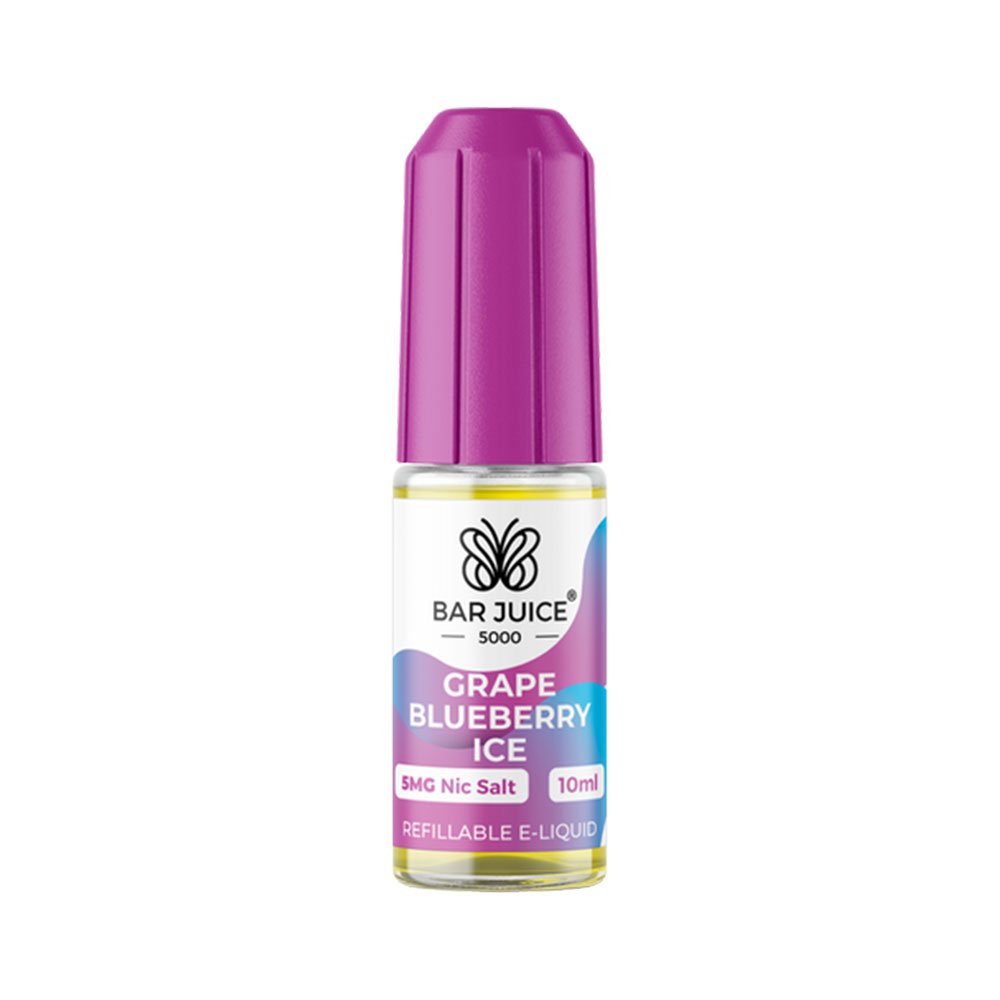Grape Blueberry Ice Bar Juice 5000 10ml Nic Salt E liquid
