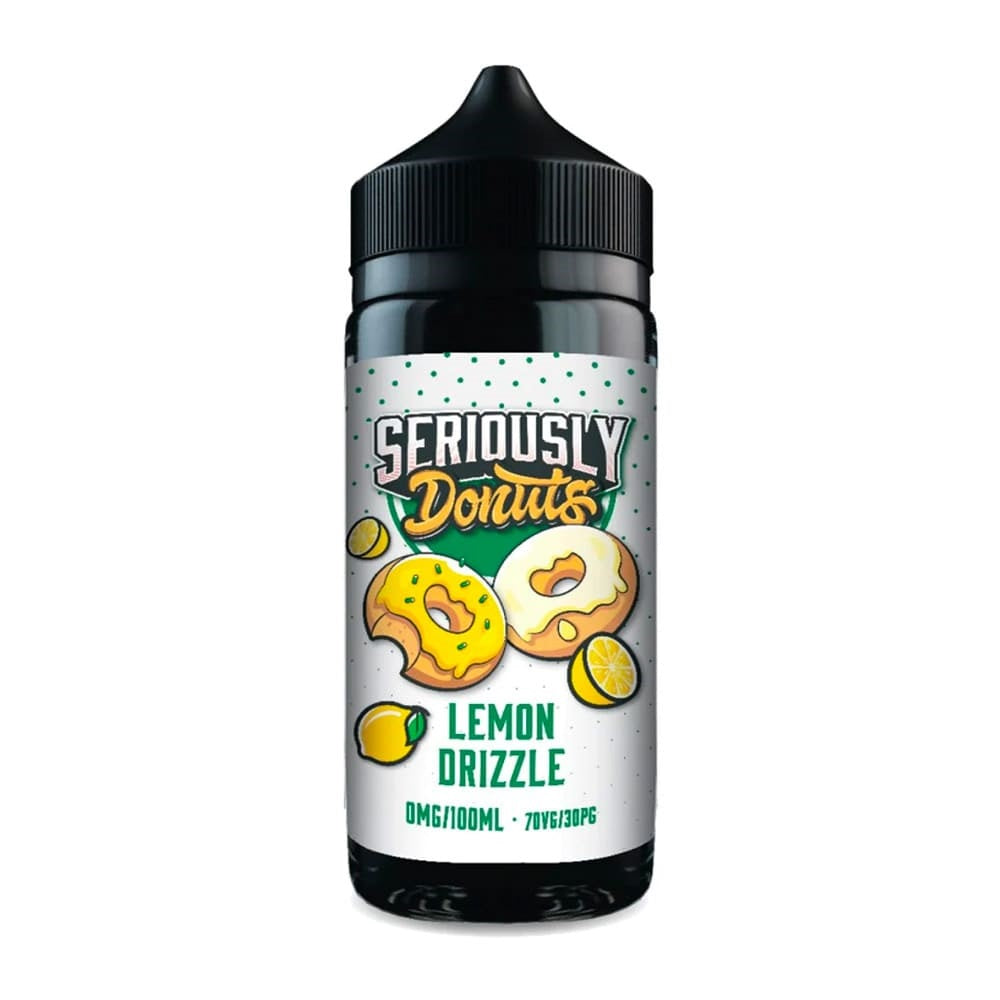 Lemon Drizzle Doozy Vape Seriously Donuts 100ml Shortfill E Liquid