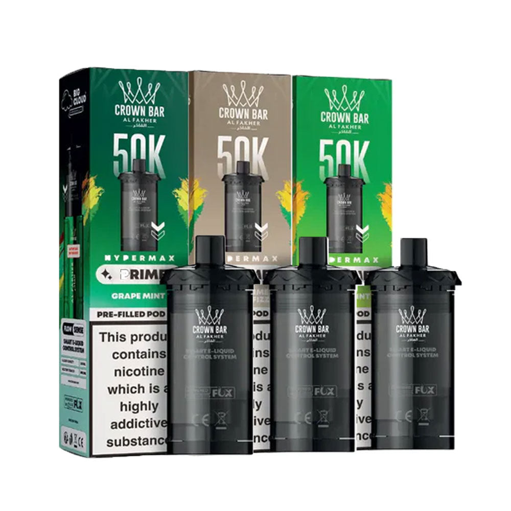 Al Fakher Crown Bar 50K Hypermax Prefilled Pods