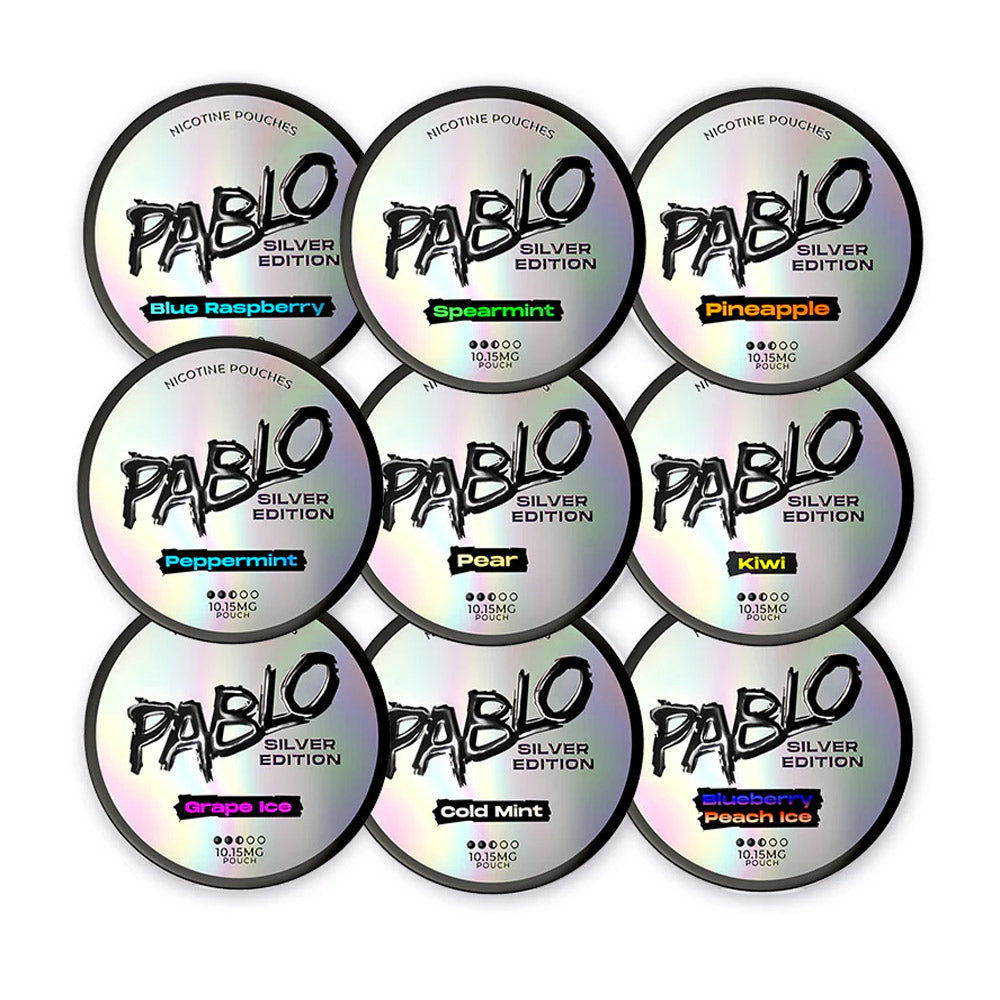 Pablo Silver Edition Nicotine Pouches - 10mg