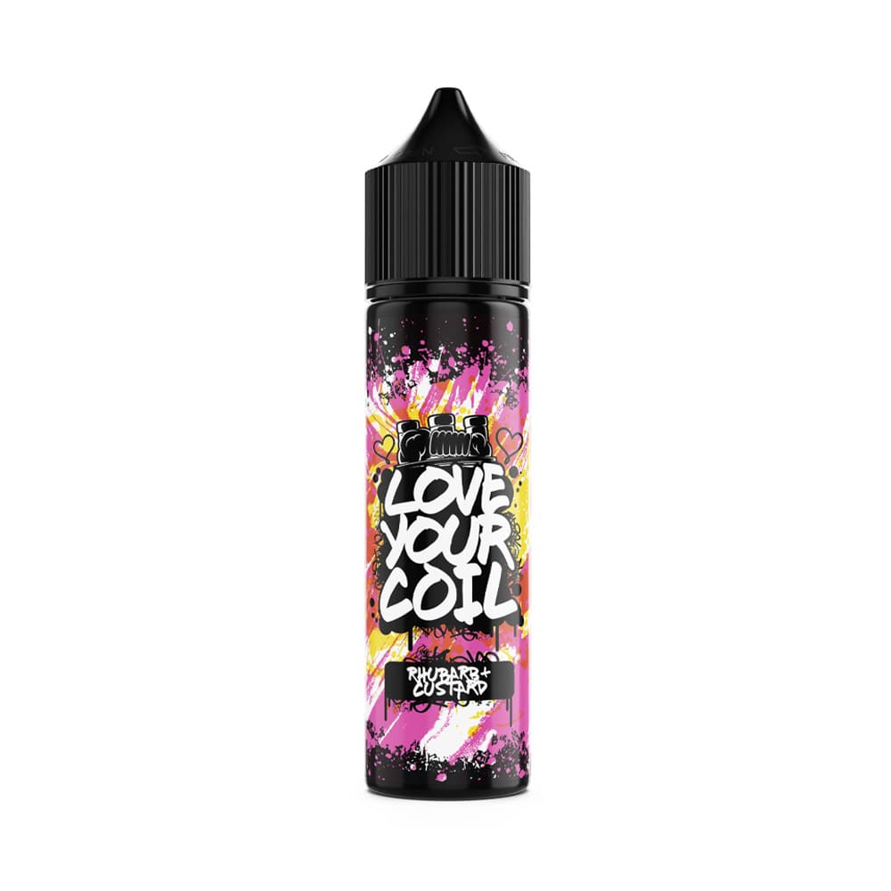 Rhubarb & Custard Love Your Coil 50ml Shortfill E Liquid
