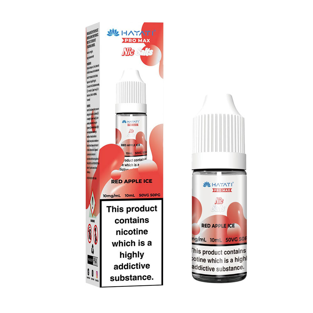 Red Apple Ice Hayati Pro Max 10ml Nic Salts E Liquid