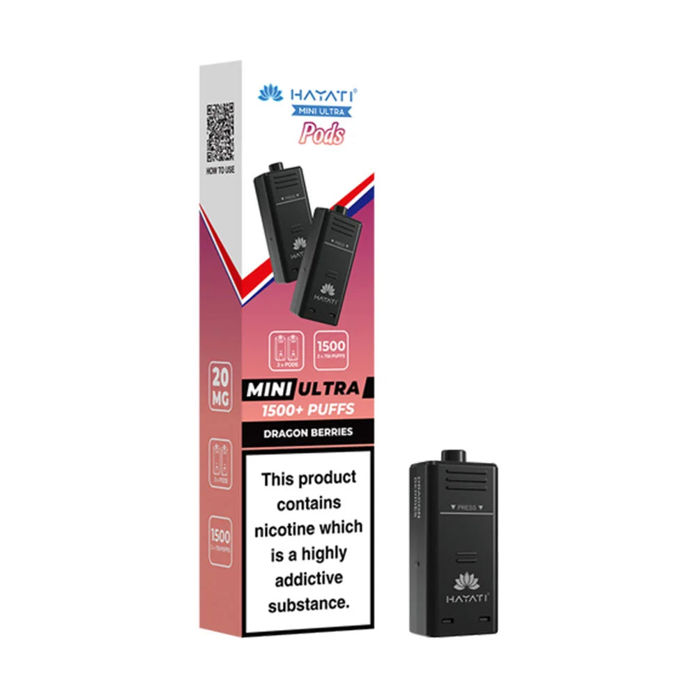 Hayati Ultra Mini 1500 Prefilled Pods