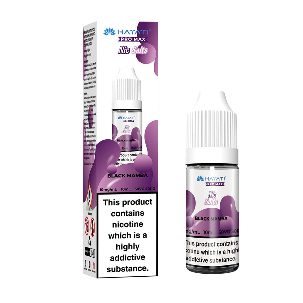 Black Mamba Hayati Pro Max 10ml Nic Salts E Liquid