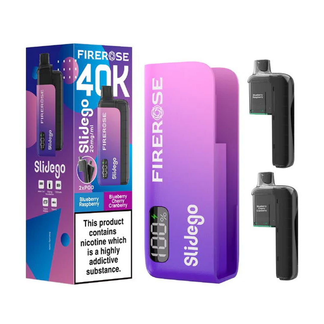 Firerose Slide Go 40k Puffs Prefilled Pod Kit