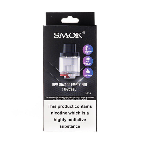 Smok RPM 85 / RPM 100 Replacement Pods (Pack Of 3)