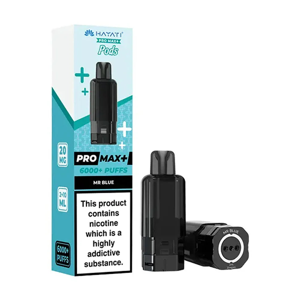 Hayati Pro Max Plus 6K Prefilled Pods - Mr Blue
