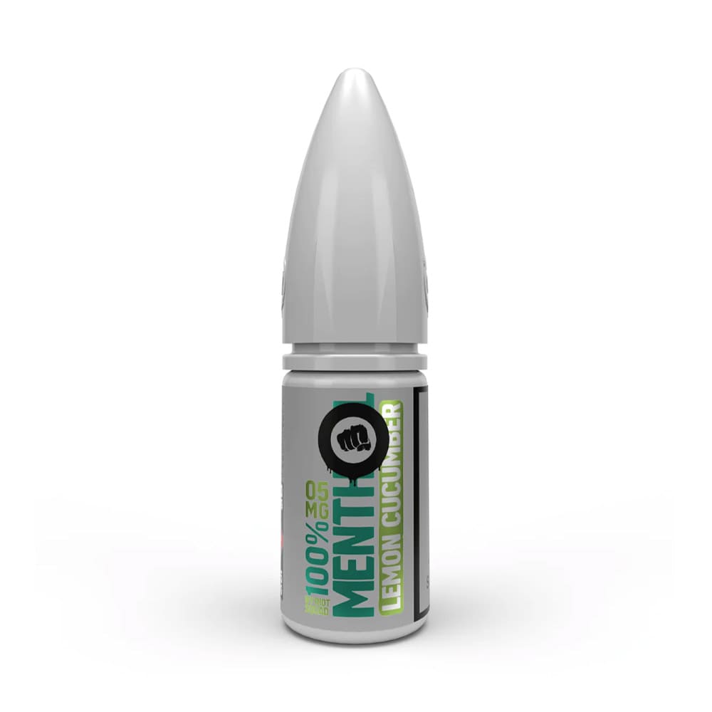 Menthol Lemon Cucumber Riot Squad 100% Menthol Range 10ml Nic Salt E Liquid