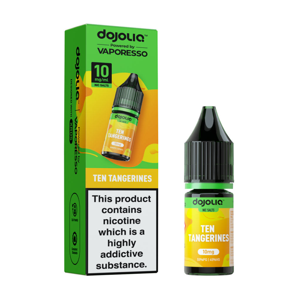 Vaporesso DojoLiq Ten Tangerines 10ml Nic Salt E Liquid